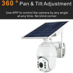 Outdoor FHD 1080P IP Pir Wireless CCTV Wifi 4G Solar Camera