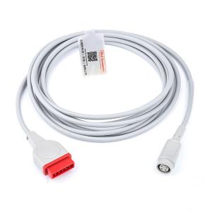 China Compatible GE Healthcare to MR Transducer Interface Blood Pressure 11 Pin IBP factory