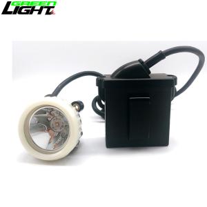 China IP67 Rechargeable Miners Headlamp For Hard Hat 10000Lux 3.7V 450mA factory