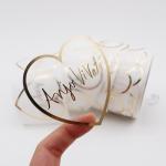 38mm Round Plastic Clear Glossy Sticker Paper Waterproof Labels