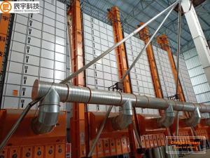China 21 Ton Per Batch Cross Flow Dryer 13.7KW 220V With Screw Conveyor factory