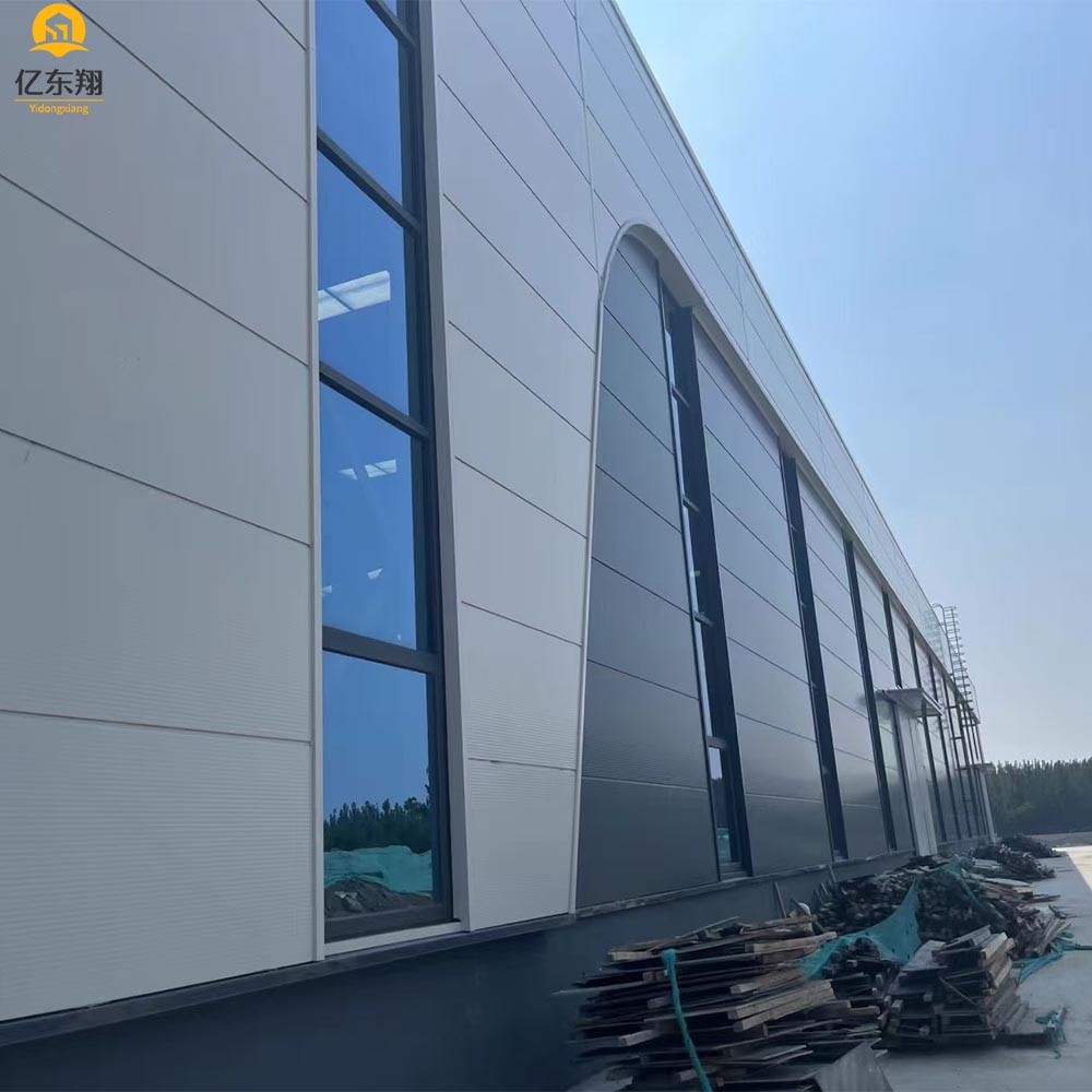 Customizable Steel Warehouse Building With Optional Lighting System And Welded Or Hot Rolled H Section