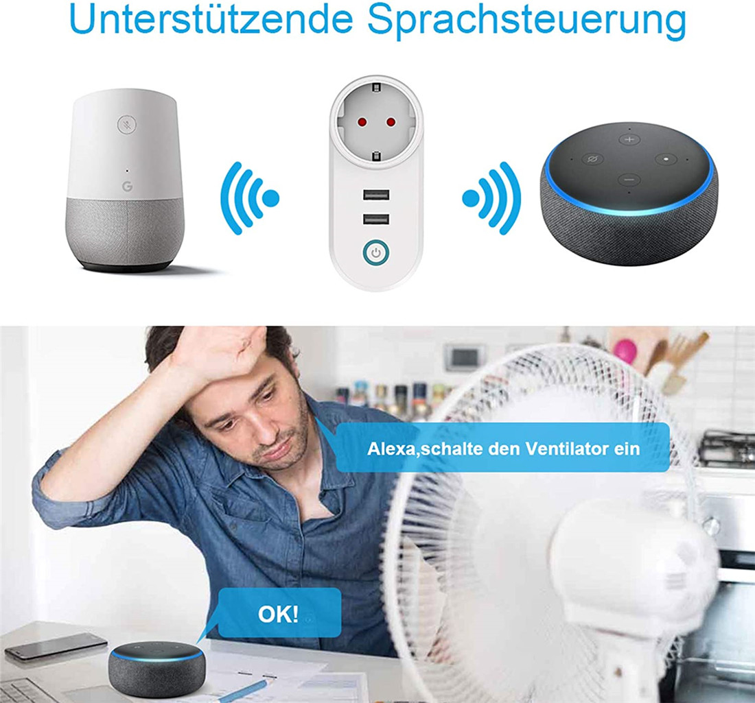 Wi-Fi Dual USB Socket