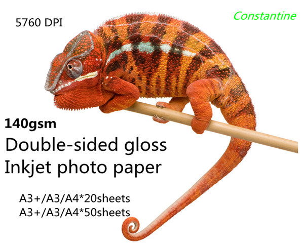 China 140gsm Double-sided gloss photo paper instant dry paper factory