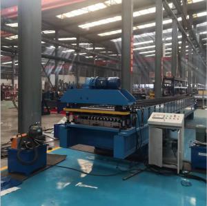 China High Speed Corrugated Sheet Roll Forming Machine For Roof And Wall Panel factory