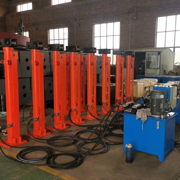 China 25 MPa Rated Pressure Tank Jacks for Chain Type Hydraulic Lifting Equipment factory