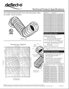 China Kitchen Exhaust Air Duct , Semi Rigid Flexible Ducting With Galvanized Steel Collar factory
