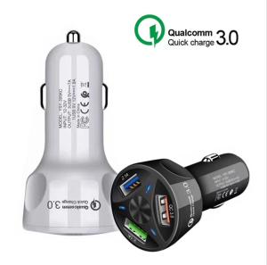 China QC3.0 3 Ports 35W USB Car Charger Adapter 5V 7A Universal Phone Charger factory