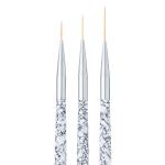 Acrylic Handle Marble Crack Wire Drawing Pen 11/15/20mm DIY Nail Art Pen