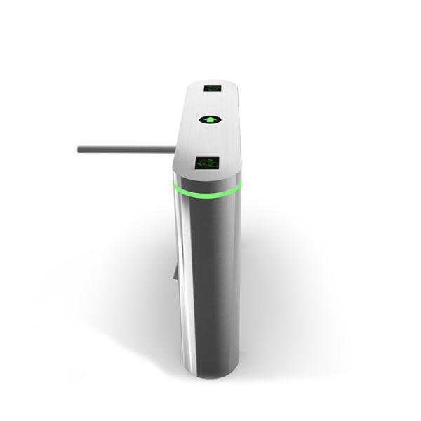 Black Paint Base 304 Stainless Steel Vertical Tripod Turnstile with Face