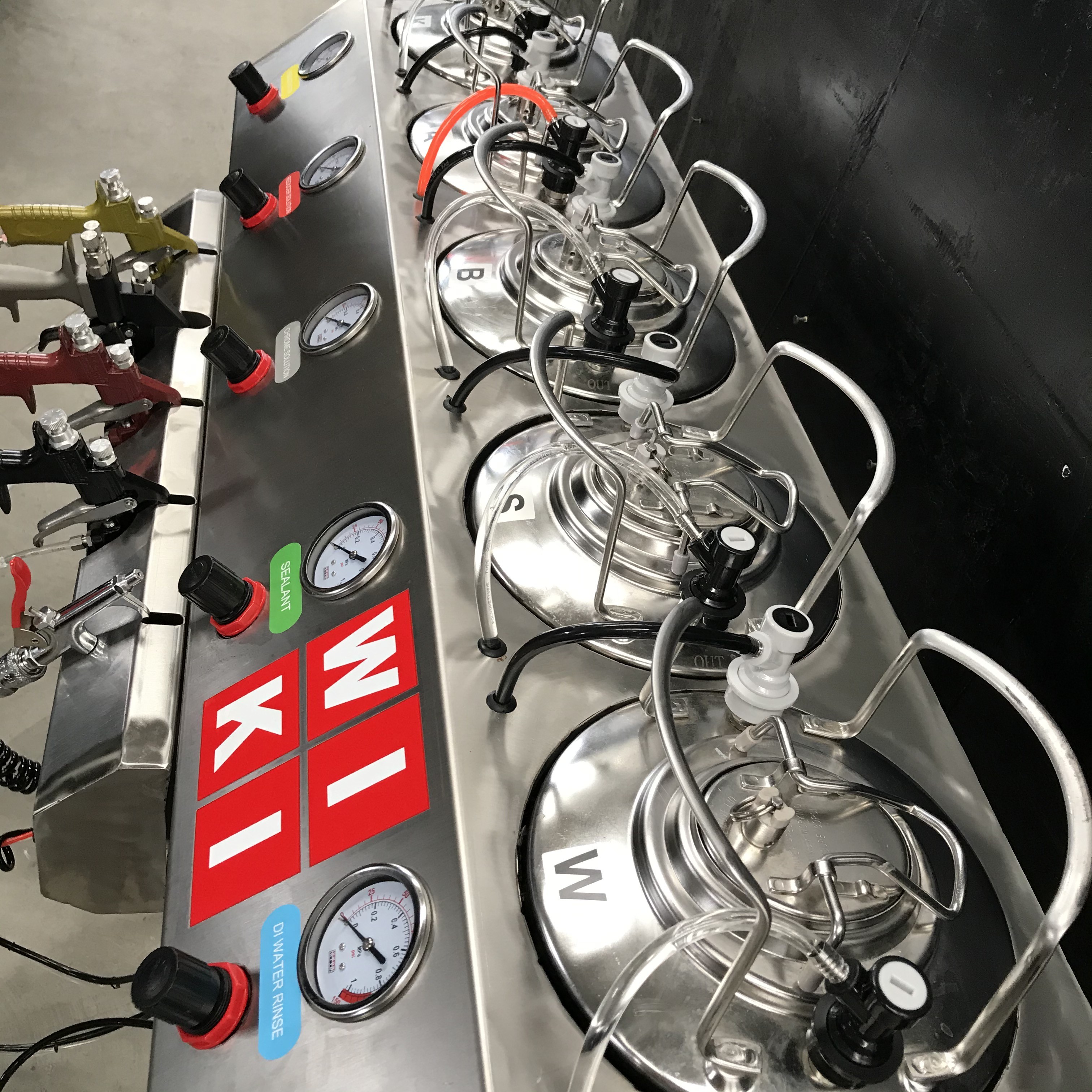 Spray on Chrome Technology and Machine