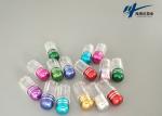 PS Clear Plastic Pill Bottles OEM Single Capsule Packaging