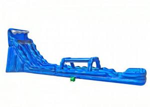 China Fire - Retarded Long Kids Inflatable Water Slide / Blow Up Water Slide For Adults factory