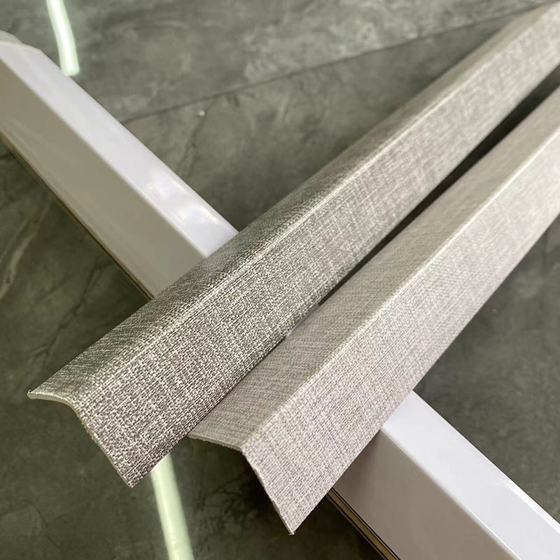 Color Stable PVC Wall Panel Edge Internal Corner Trim ISO9001