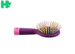 Polyester Rainbow Massage Comb For Straight Hair Or Curly Hair