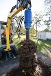 13-20t Excavator Backhoe Hydraulic Earth Auger Drill With S6 Auger