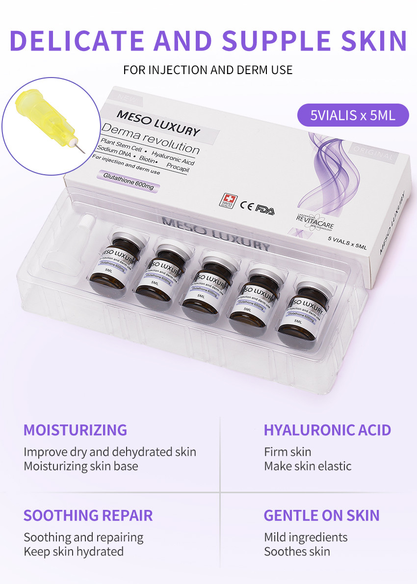 Factory Face Mesotherapy Injection Serum Lightening Moisturizing Anti-aging Whitening Glutathione Lifting Filler