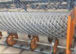 High Speed Automatic Chain Link Fence Machine Low Noise Stable Performance