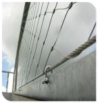 Flexible stainless steel wire rope architecture mesh