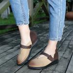 S015 Handmade original flat-bottomed first layer cowhide casual literary women's