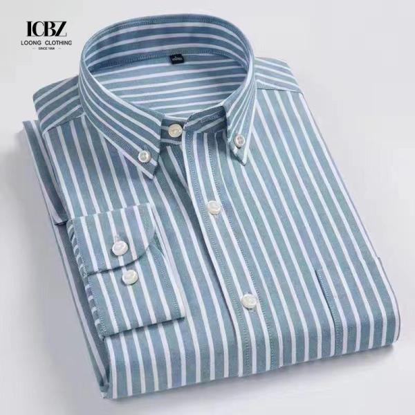 Embroidery Business Vintage Oxford 100% Cotton Working Silk Shirt Print Dress