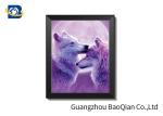 Wolf 3D Animals Images , 3D Animated Pictures Stereograph Printing PVC/MDP Frame