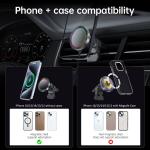 Ultra Small Magsafe Car Mount Charger Fast Charging with Car Phone Holder