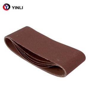 China 240 Grit Aluminium Oxide Sanding Belts Abrasive 100 X 610mm factory
