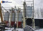 Floor Mortar Concrete Manufacturing Plant Water Proof With PLC Control System