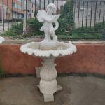 Life Size Angel White Marble Statue Figurine Fountain Outdoor Garden Carving