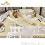 White Soft Play Equipment Soft Play Package Indoor Outdoor Playground Climber