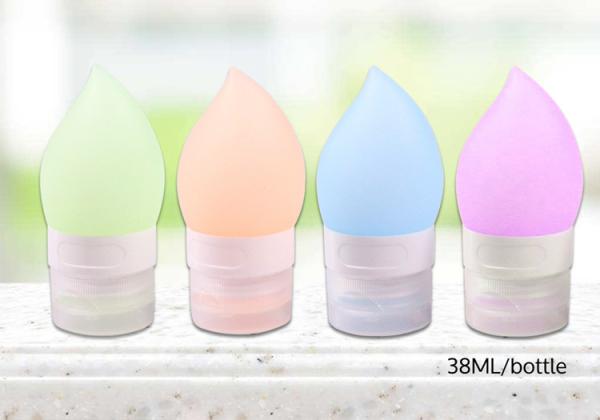 Secure Closure Empty Travel Bottles , Corrosion Preventing Travel Liquid Bottles