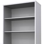 Black Open Face Steel Storage Cupboard Metal Bedroom Furniture