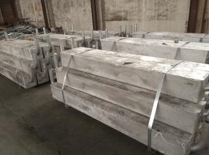 China Condenser Aluminum Anode ASTM Bracelet Anodes With Chemical Al factory