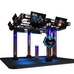 Commercial Escape Room Big VR Standing Platform 9D VR Station Space HTC VIVE