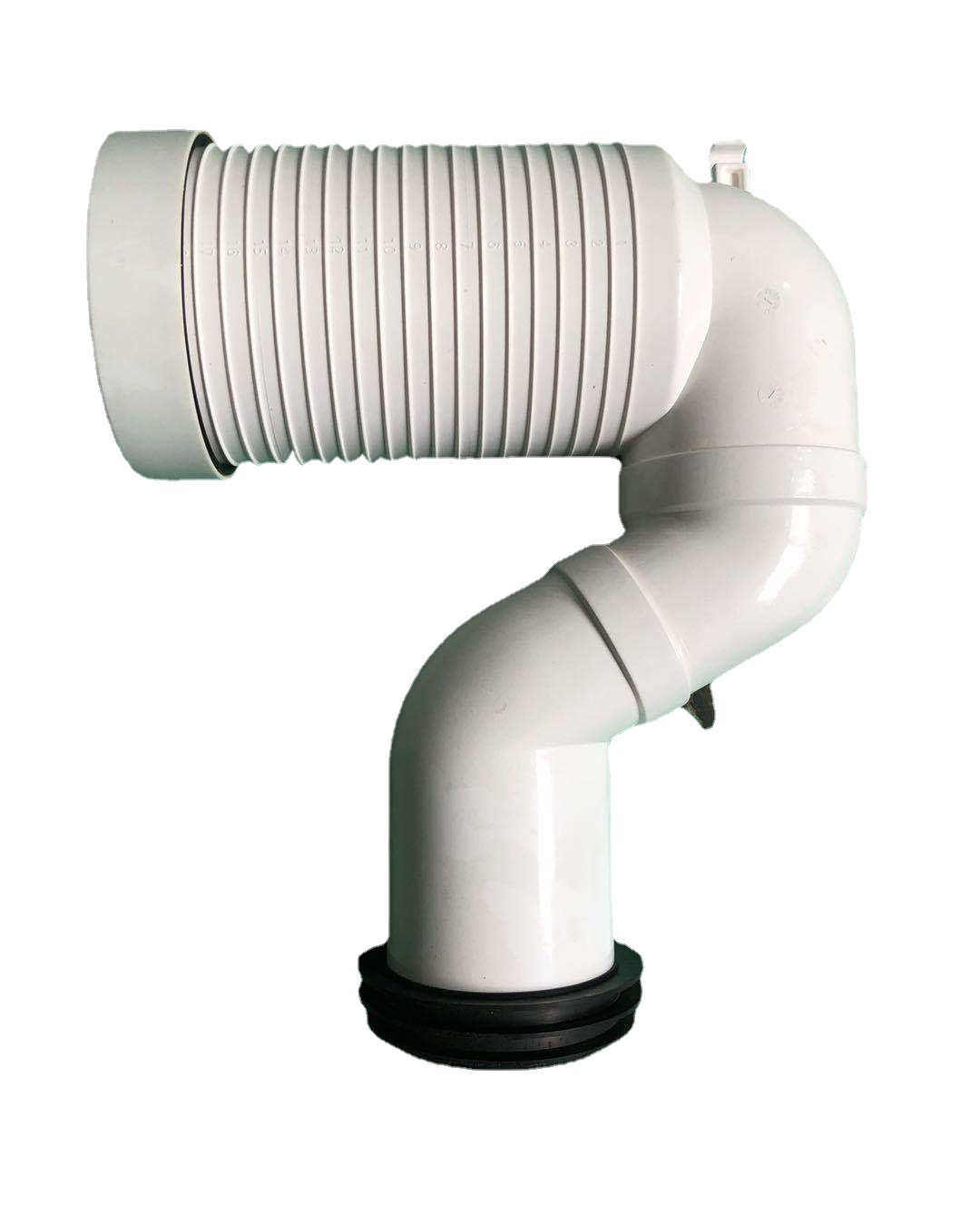 ABS Injection Molded Bathroom Sewage Pipe Outlet Wall Drain Elbow Switch Accessory