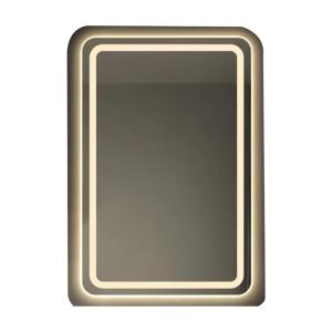 China LED Lighting Tempered Glass Bathroom Mirror For Hotel Decorative Antique Style Silver Mirror factory