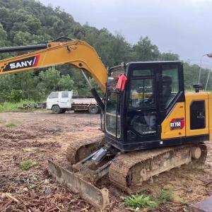 China Low Working Sany SY75 Excavator with Original Hydraulic Valve and 0-2000 Working Hours factory