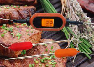 China Kitchen Wireless Grill Thermometer Mobile Operated With APP Smart Alarm factory