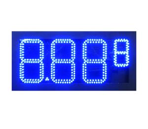 China 110/220VAC 12 inch Led Gas Station Signs With RF Remote Control for Petrol Station factory
