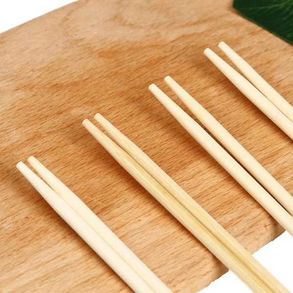 Customization Round Bamboo Chopsticks For Household Restaurant Hotel