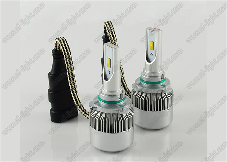 C6 Plug / Play LED Auto Headlights 9005 High Power 12v LED Headlight 36w 3600LM
