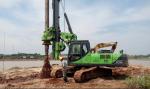 Hydraulic Piling Rig Machine cat carriers pile drilling rig.54m 27rpm 2500mm
