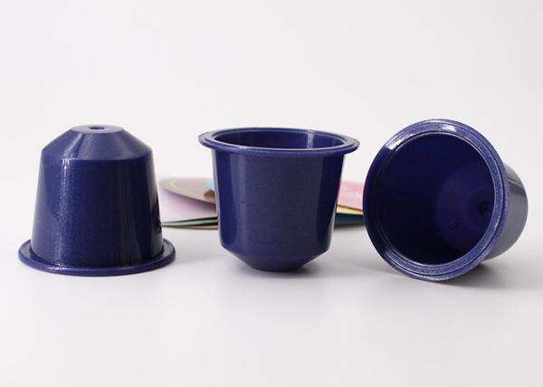 Empty Plastic HDPP Food Grade Refillable Nespresso Capsules Pods 5 - 8g Volume