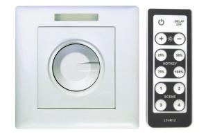 China 12V - 48V Dimmable LED Light Remote Switch , Lighting Fixture Parts factory