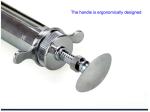 Copper 10ml Veterinary Metal Syringe Gun 13cm Animal Vaccination