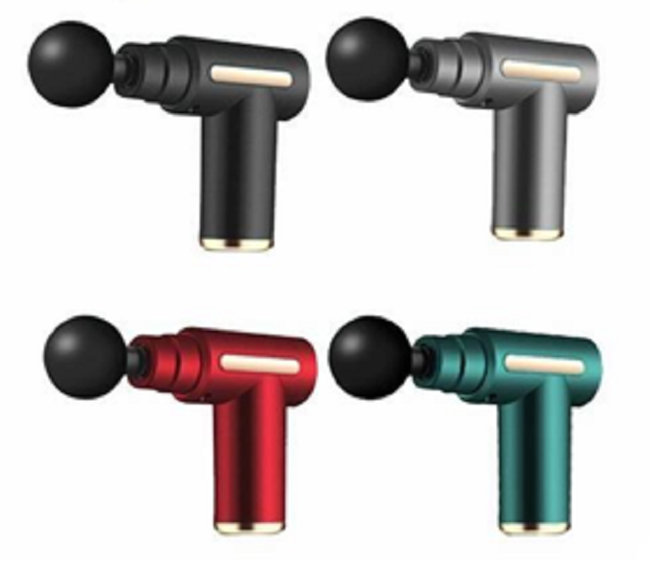 China Rechargeable Percussion Massager Gun with 6 Modes 4 Massage Heads and 80W Power for Full-Body Relief factory