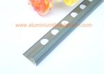 Powder Coating Grey Aluminium Outer Corner Profile 2.5 meter
