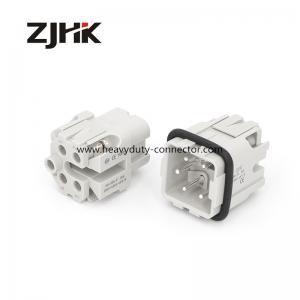 China Screw Heavy Duty 4 Pin Connectors Male and Female Connectors Square connector 10A connector factory