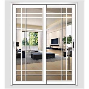 China Custommized French PVC Sliding Door Single Glass Double Glass Sliding Door For Kitchen factory